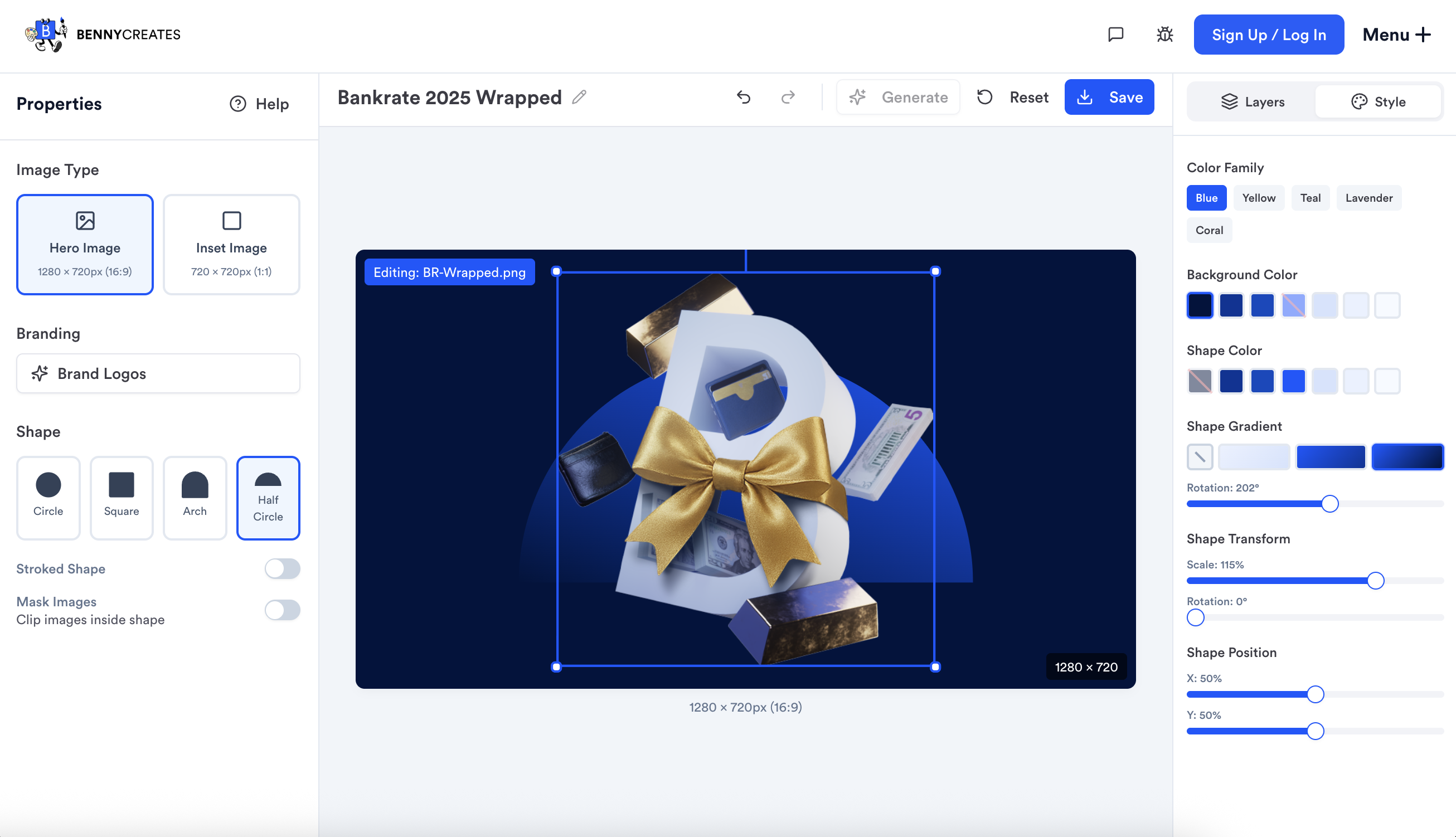 Article Image Generator interface